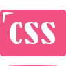 pink logo for CSS