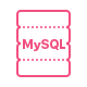 {Pink button for MySQL}